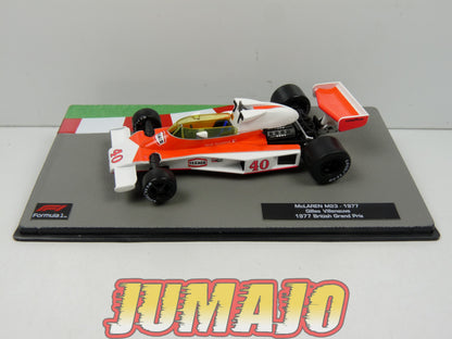 FOR13 voiture 1/43 Panini IXO : McLAREN M23 - 1977 British Grand Prix Gilles Villeneuve