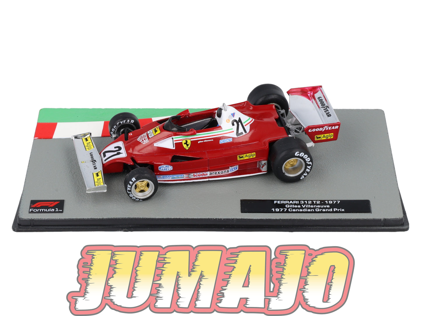 FOR15 Voiture eaglemoss 1/43 F1 Formule 1 : FERRARI 312 T2 1977 G.Villeneuve #21