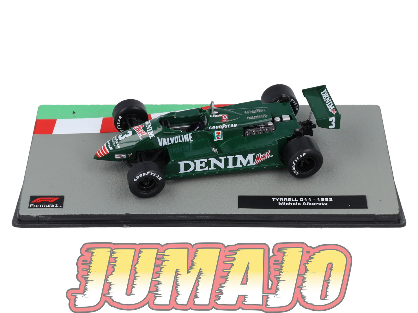 FOR16 Voiture eaglemoss 1/43 F1 Formule 1 : TYRELL 011 1982 M.Alboreto