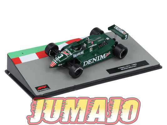 FOR16 Voiture eaglemoss 1/43 F1 Formule 1 : TYRELL 011 1982 M.Alboreto