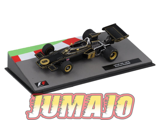 FOR175 Voiture eaglemoss 1/43 F1 Formule 1 LOTUS 72D 1972 #8 E Fittipaldi