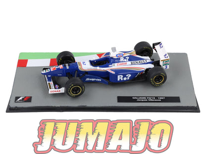 FOR23 Voiture eaglemoss 1/43 F1 Formule 1 : WILLIAMS FW19 1997 J.Villeneuve