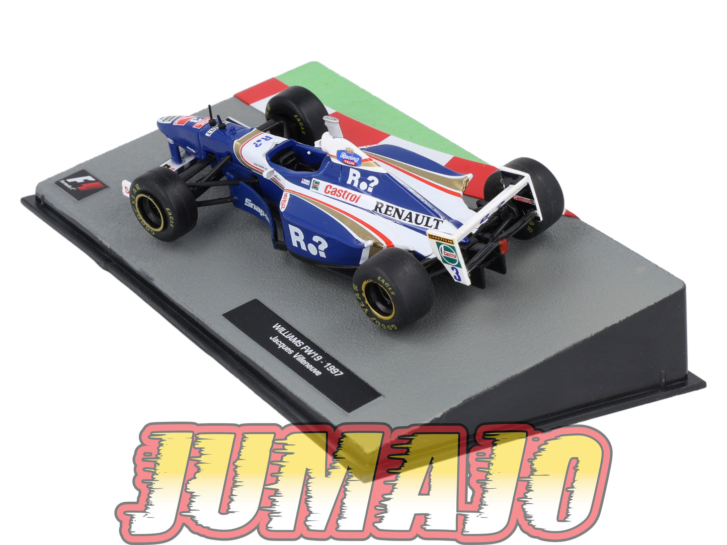 FOR23 Voiture eaglemoss 1/43 F1 Formule 1 : WILLIAMS FW19 1997 J.Villeneuve