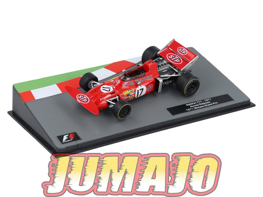 FOR24 Voiture eaglemoss 1/43 F1 Formule 1 : MARCH 711 1971 R.Peterson #17