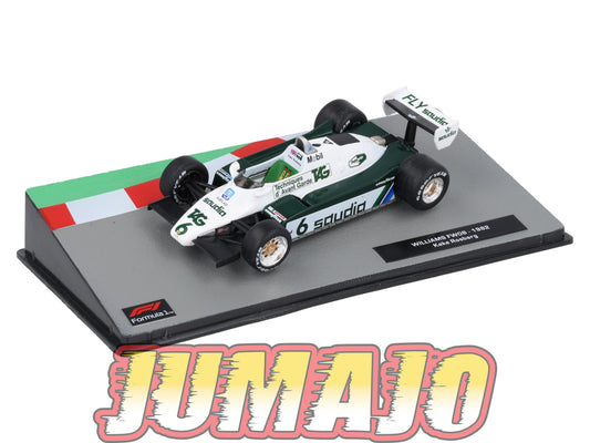 FOR2 Voiture eaglemoss 1/43 F1 Formule 1 : WILLIAMS FW08 1982 Rosberg #6