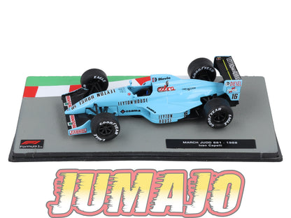 FOR35 Voiture eaglemoss 1/43 F1 Formule 1 : MARCH JUDD 881 1988 I.Capelli