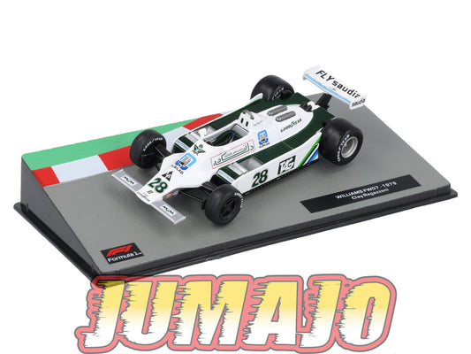 FOR40 Voiture eaglemoss 1/43 F1 Formule 1 : WILLIAMS FW07 1979 Regazzoni #28