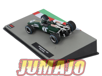 FOR52 Voiture eaglemoss 1/43 F1 Formule 1 BRABHAM BT24 1967 #2 D Hulme