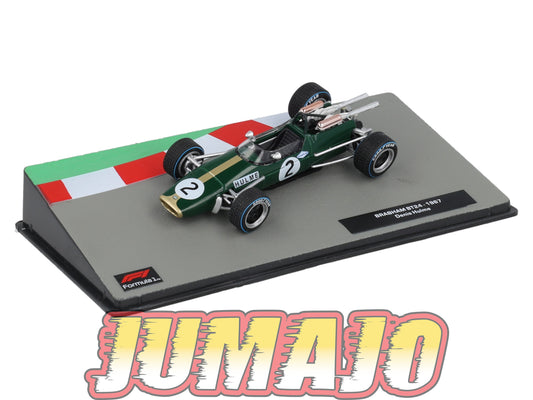 FOR52 Voiture eaglemoss 1/43 F1 Formule 1 BRABHAM BT24 1967 #2 D Hulme