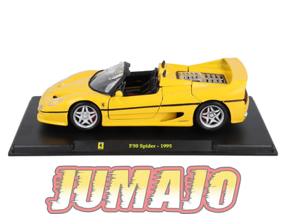 FVQ315 Voiture 1/24 BURAGO HACHETTE FERRARI F50 Spider 1995