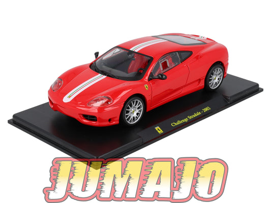 FVQ316 Voiture 1/24 BURAGO HACHETTE FERRARI Challenge Stradale 2003