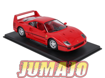 FVQ4 Voiture 1/24 BURAGO HACHETTE FERRARI F40 1987