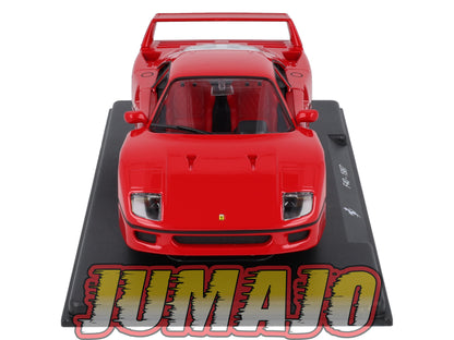 FVQ4 Voiture 1/24 BURAGO HACHETTE FERRARI F40 1987