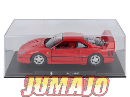 FVQ4 Voiture 1/24 BURAGO HACHETTE FERRARI F40 1987