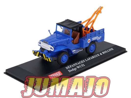 GM12 Camion 1/43 IXO HACHETTE Garage moderne : DODGE WC52 Dépannages Lafargue & Bolline