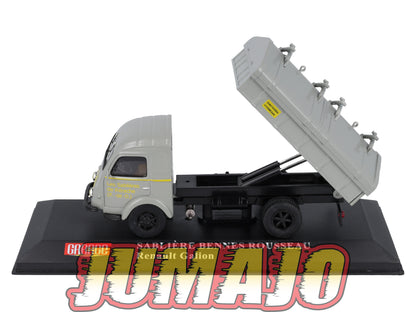 GM22 Camion 1/43 IXO HACHETTE Garage moderne : RENAULT Galion Sablière Bennes Rousseau