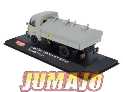 GM22 Camion 1/43 IXO HACHETTE Garage moderne : RENAULT Galion Sablière Bennes Rousseau