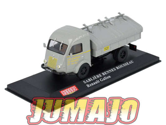 GM22 Camion 1/43 IXO HACHETTE Garage moderne : RENAULT Galion Sablière Bennes Rousseau