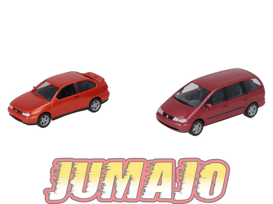HO6 Lot de 2 voitures 1/87 HO HERPA SEAT cordoba bleu SX & Alhambra