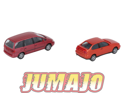 HO6 Lot de 2 voitures 1/87 HO HERPA SEAT cordoba bleu SX & Alhambra