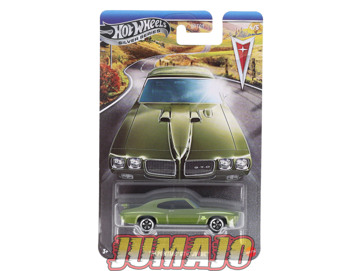 HW10 voiture 1/64 HOT WHEELS SILVER SERIES 70 PONTIAC GTO JUDGE