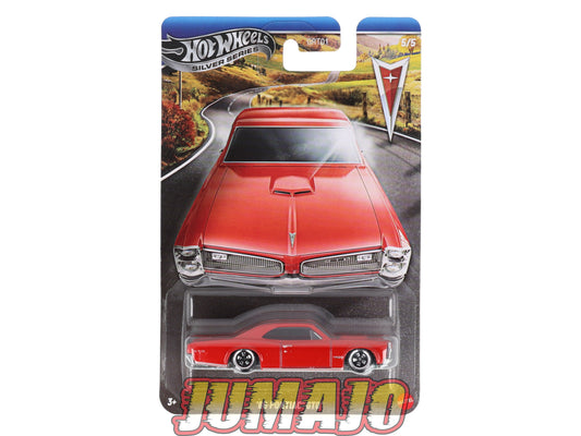 HW11 voiture 1/64 HOT WHEELS SILVER SERIES 66 PONTIAC GTO CHASE CHASSIS METAL