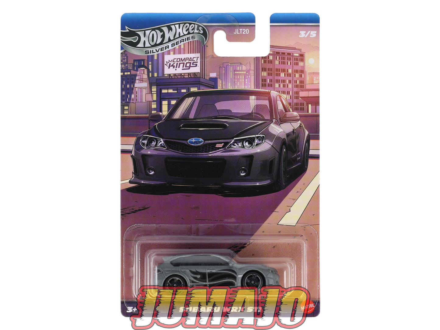 HW14 voiture 1/64 HOT WHEELS SILVER SERIES COMPACT KINGS SUBARU WRX STI