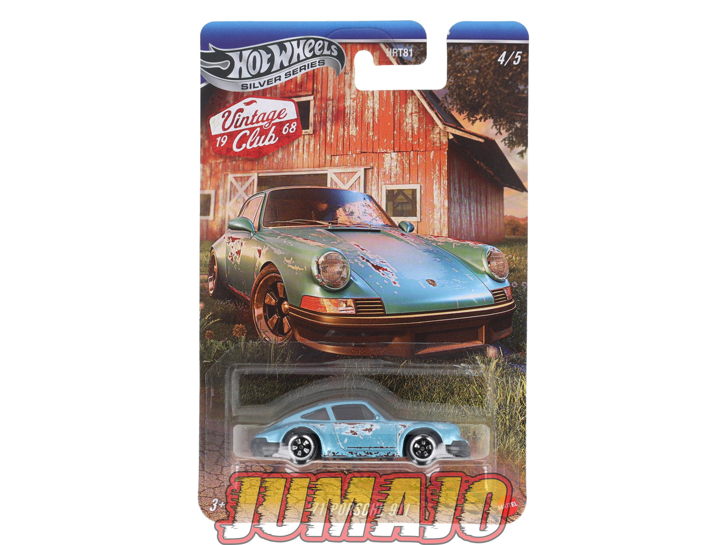 HW21 voiture 1/64 HOT WHEELS SILVER SERIES VINTAGE CLUB 71 PORSCHE 911