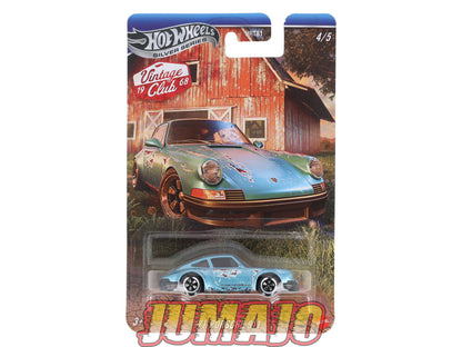HW21 voiture 1/64 HOT WHEELS SILVER SERIES VINTAGE CLUB 71 PORSCHE 911