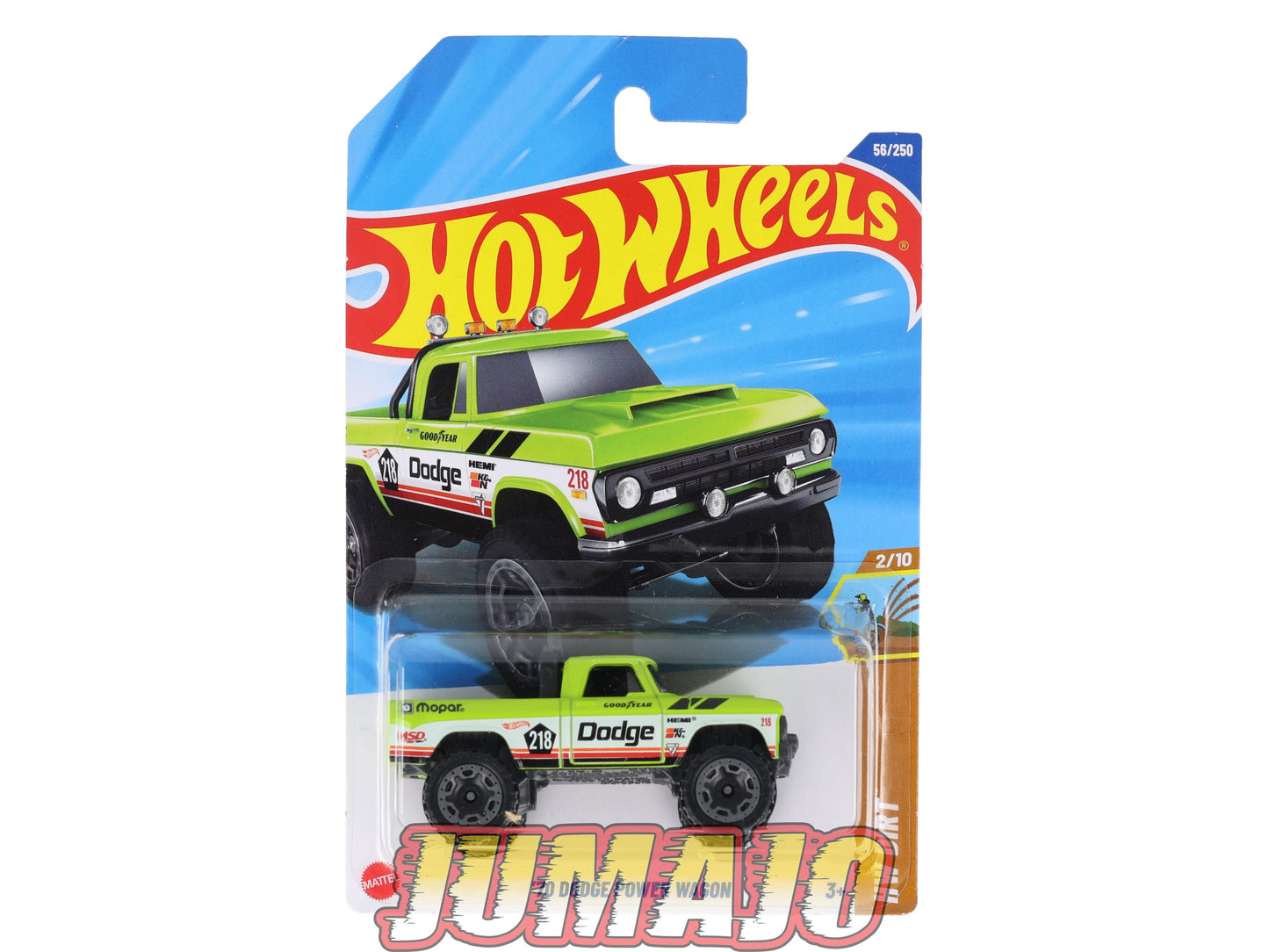 HW25 HYX26 voiture HOT WHEELS 1970 Dodge power wagon