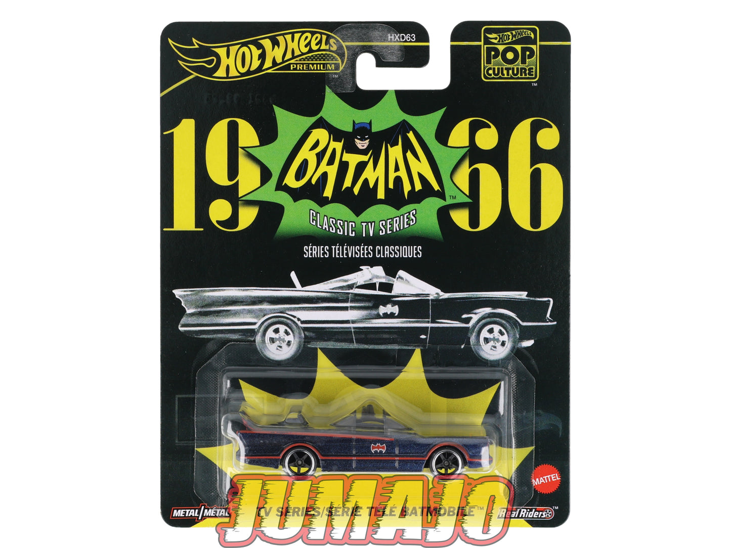 HW2 voiture 1/64 HOT WHEELS POP CULTURE TV SERIE BATMOBILE BATMAN