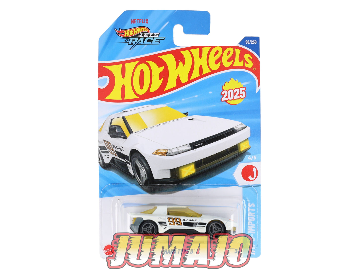 HW30 HYW25 voiture HOT WHEELS Hako Type D