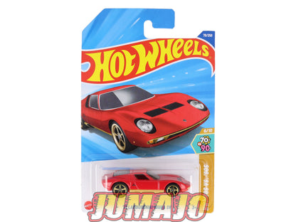 HW32 HYX22 voiture HOT WHEELS 1971 Lamborghini miura SV