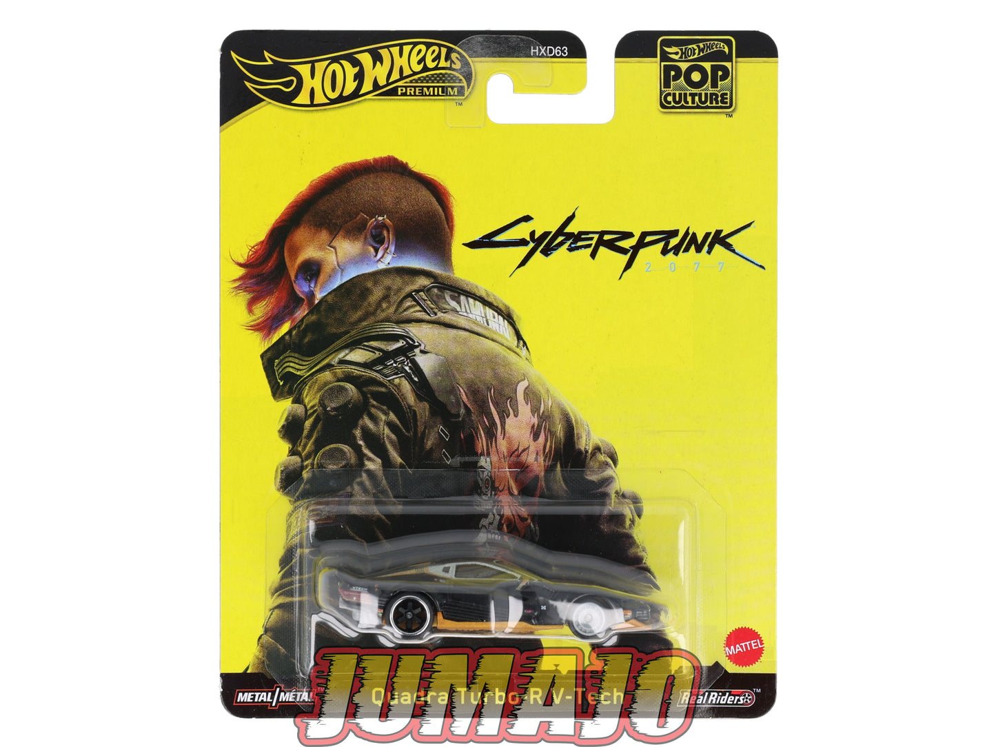 HW3 voiture 1/64 HOT WHEELS POP CULTURE CYBERPUNK QUADRA TURBO R V TECH
