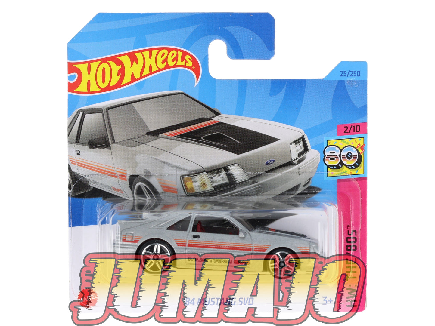 HW42 HKG80 voiture HOT WHEELS 1984 Mustang SVO