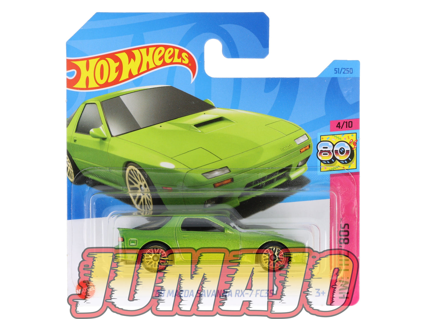 HW49 HKG81 voiture HOT WHEELS 1989 Mazda Savanna RX-7 FC3S