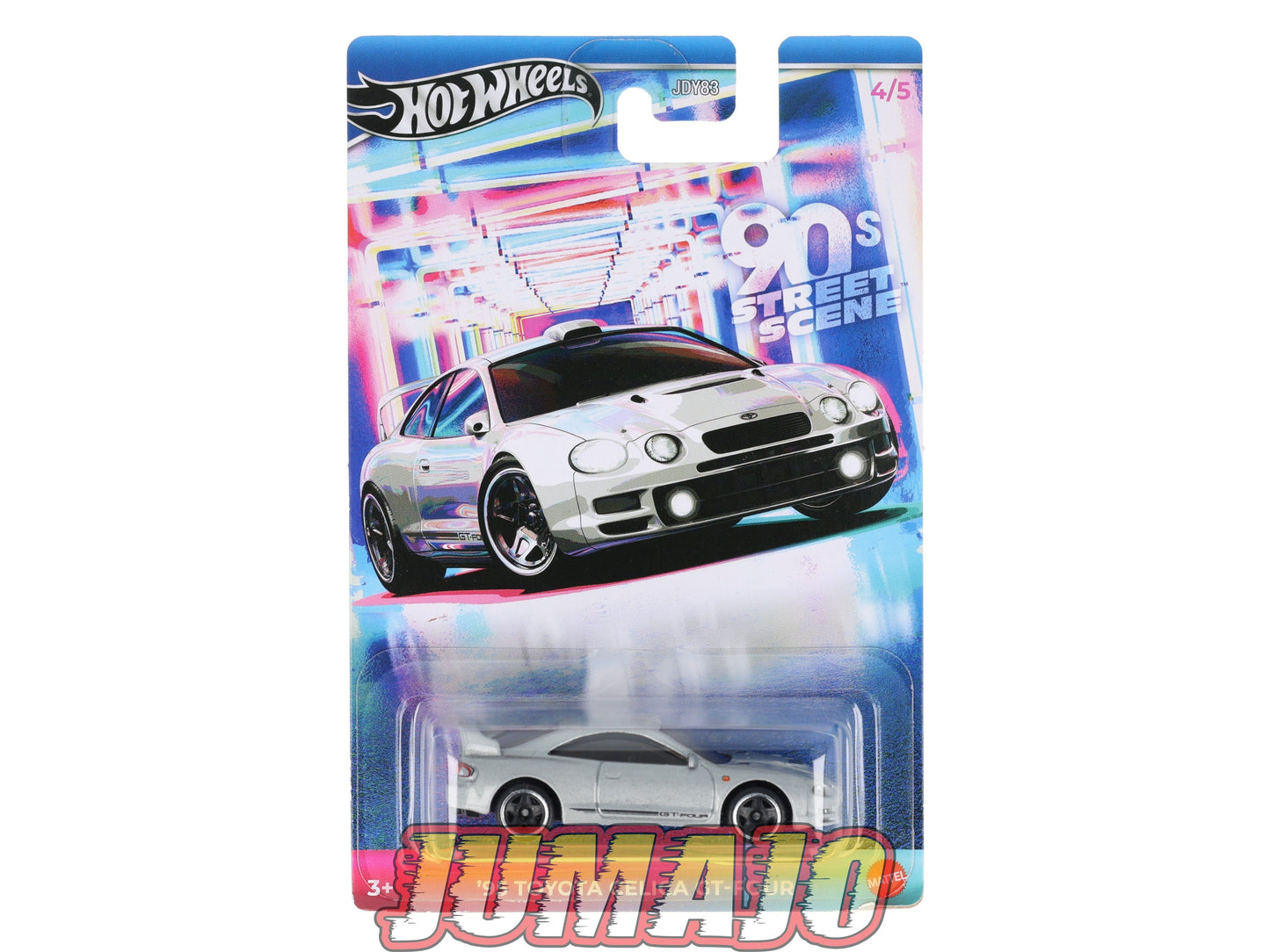 HW56 JCB60 voiture HOT WHEELS 90s street scene Toyota Celica GT-Four 1995