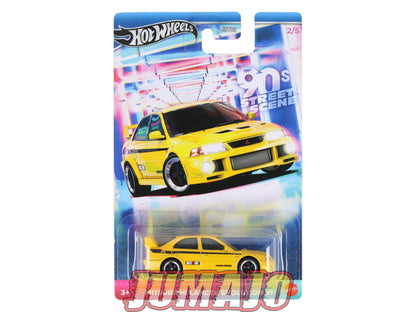HW58 JCB58 voiture HOT WHEELS 90s street scene Mitsubishi Lancer evolution VI