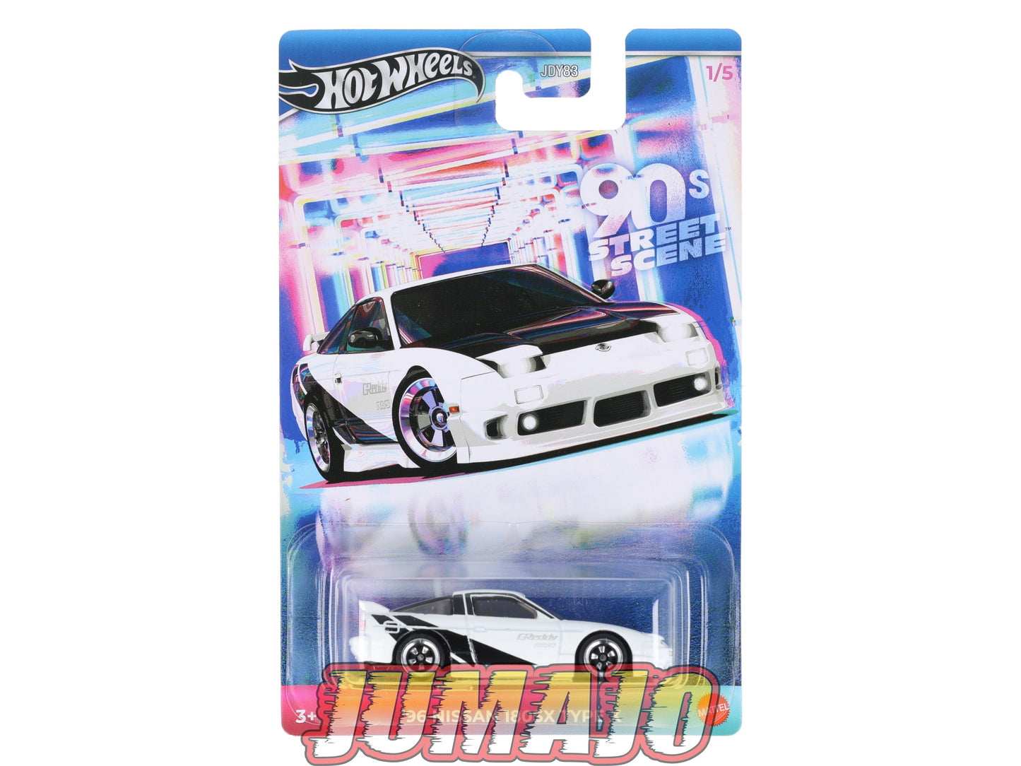 HW59 JCB57 voiture HOT WHEELS 90s street scene Nissan 180SX Type X 1996