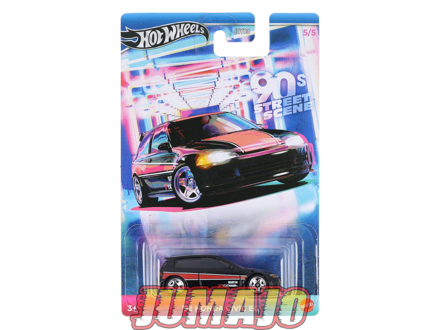 HW60 JCB56 voiture HOT WHEELS 90s street scene Honda Civic EF 1992