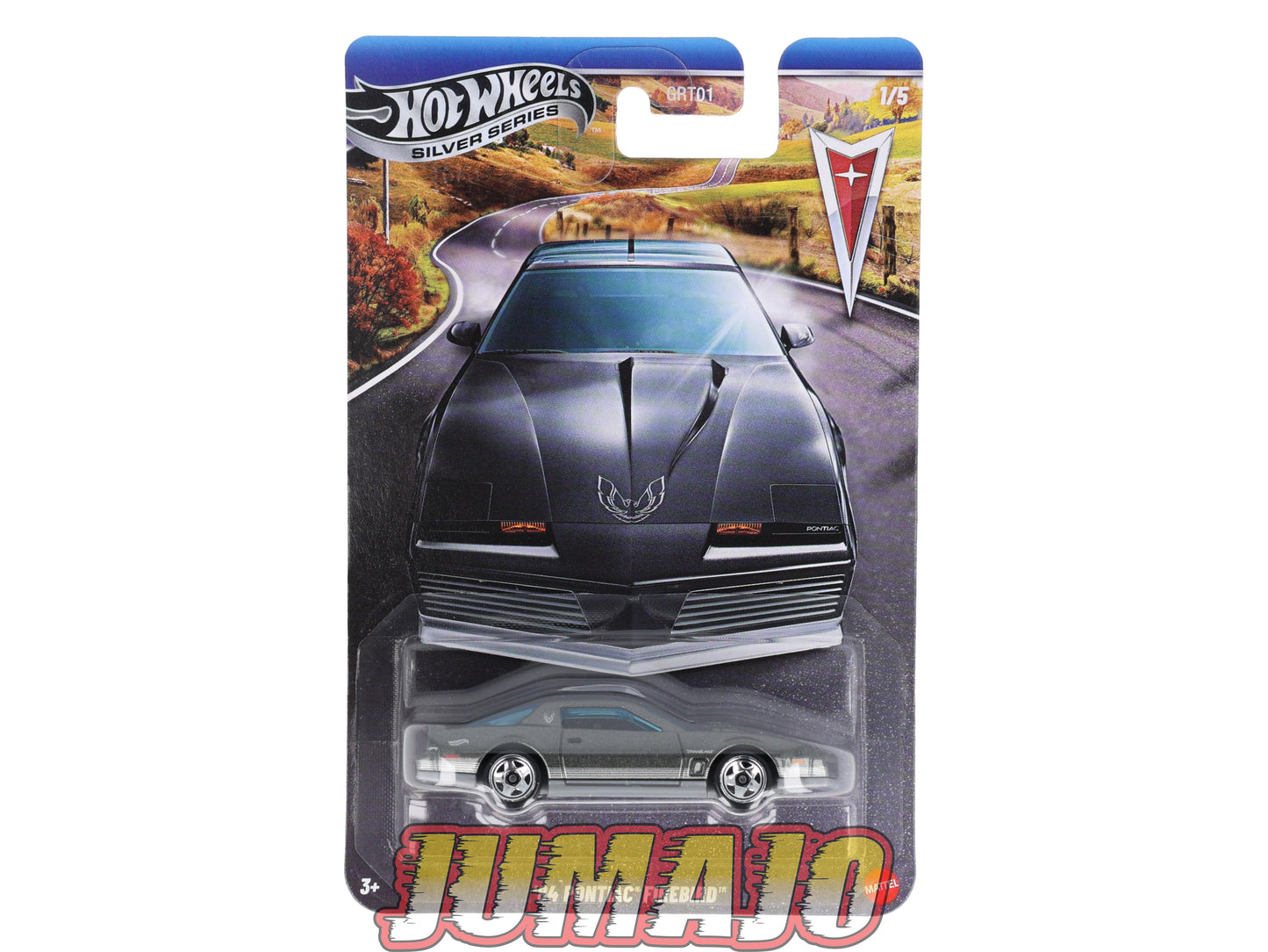 HW7 voiture 1/64 HOT WHEELS SILVER SERIES 84 PONTIAC FIREBIRD