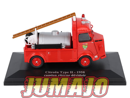 HY12 1/43 ELIGOR Hachette CITROEN Type H Camion Citerne Dévidoir 1958