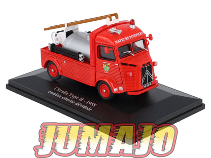 HY12 1/43 ELIGOR Hachette CITROEN Type H Camion Citerne Dévidoir 1958