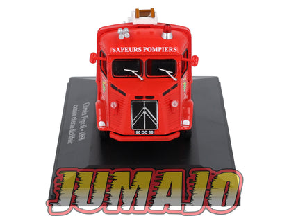 HY12 1/43 ELIGOR Hachette CITROEN Type H Camion Citerne Dévidoir 1958