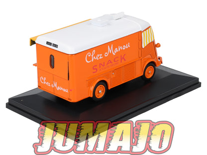 HY15 1/43 ELIGOR Hachette CITROEN Type H 72 Snack de Plage 1965