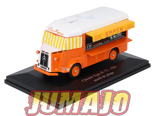 HY15 1/43 ELIGOR Hachette CITROEN Type H 72 Snack de Plage 1965