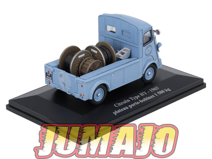 HY17 1/43 ELIGOR Hachette CITROEN Type HY Plateau porte-bobines 1500 kg 1963