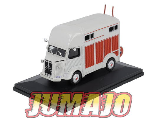 HY1 1/43 ELIGOR Hachette CITROEN Type H Carrosserie Van à chevaux Heuliez 1958