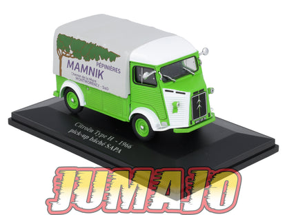 HY21 1/43 ELIGOR Hachette CITROEN Type H Pick-up bâché SAPA MAMNIK 1966