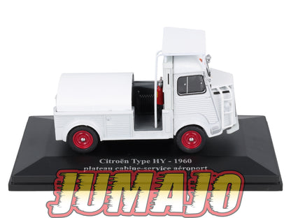 HY25 1/43 ELIGOR Hachette CITROEN Type HY Plateau cabine service aéroport 1960